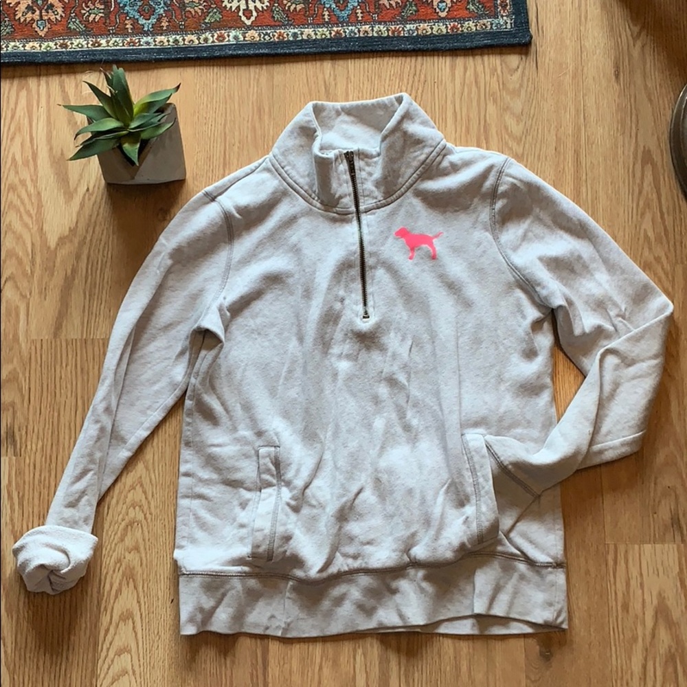 COPY - VS PINK quarter zip - Picture 1 of 2